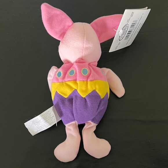 NWT - Disney Pink and Purple Plush Piglet Toy - Easter - Picture 2 of 3